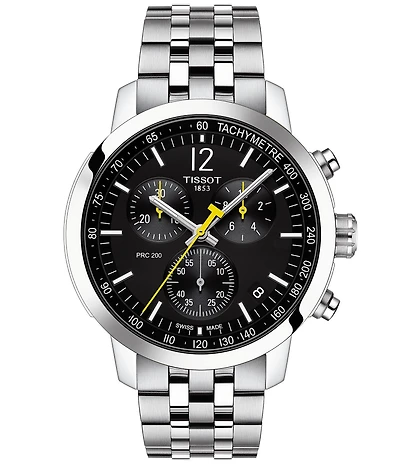 Tissot PRC 200 Chronograph Stainless Steel Bracelet Watch