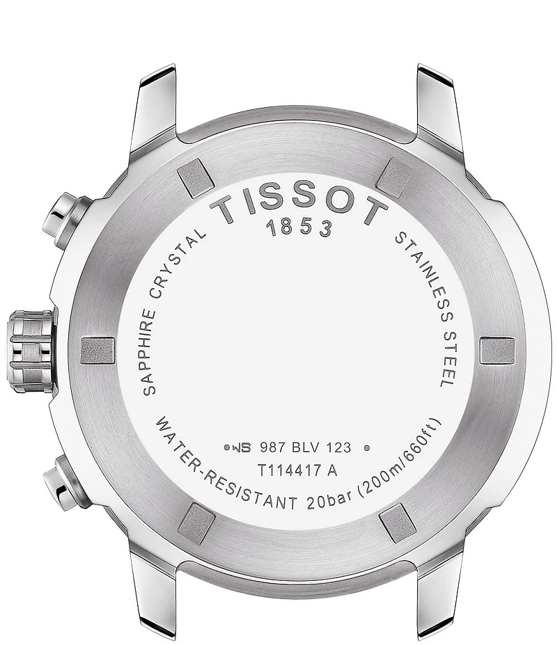 Tissot PRC 200 Chronograph Stainless Steel Bracelet Watch