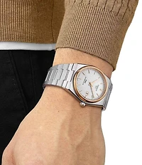 Tissot Men's Prx Automatic Stainless Steel Tonneau Bracelet Watch