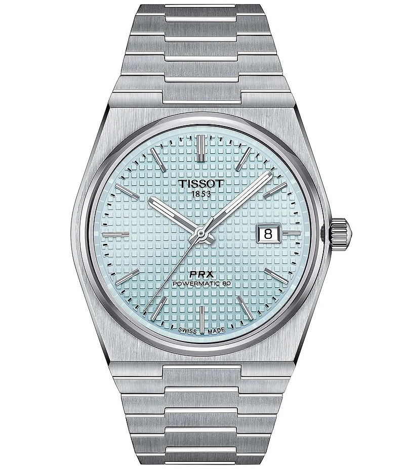 Tissot Men's Prx Automatic Stainless Steel Tonneau Bracelet Watch