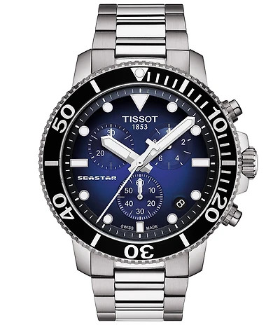 Tissot Seastar 1000 Black Dial Chronograph Watch