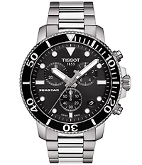 Tissot Seastar 1000 Black Dial Chronograph Watch