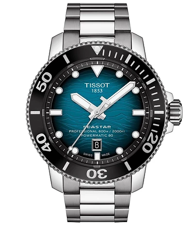 Tissot Men's Seastar 2000 Professional Powermatic Stainless Steel Bracelet Watch