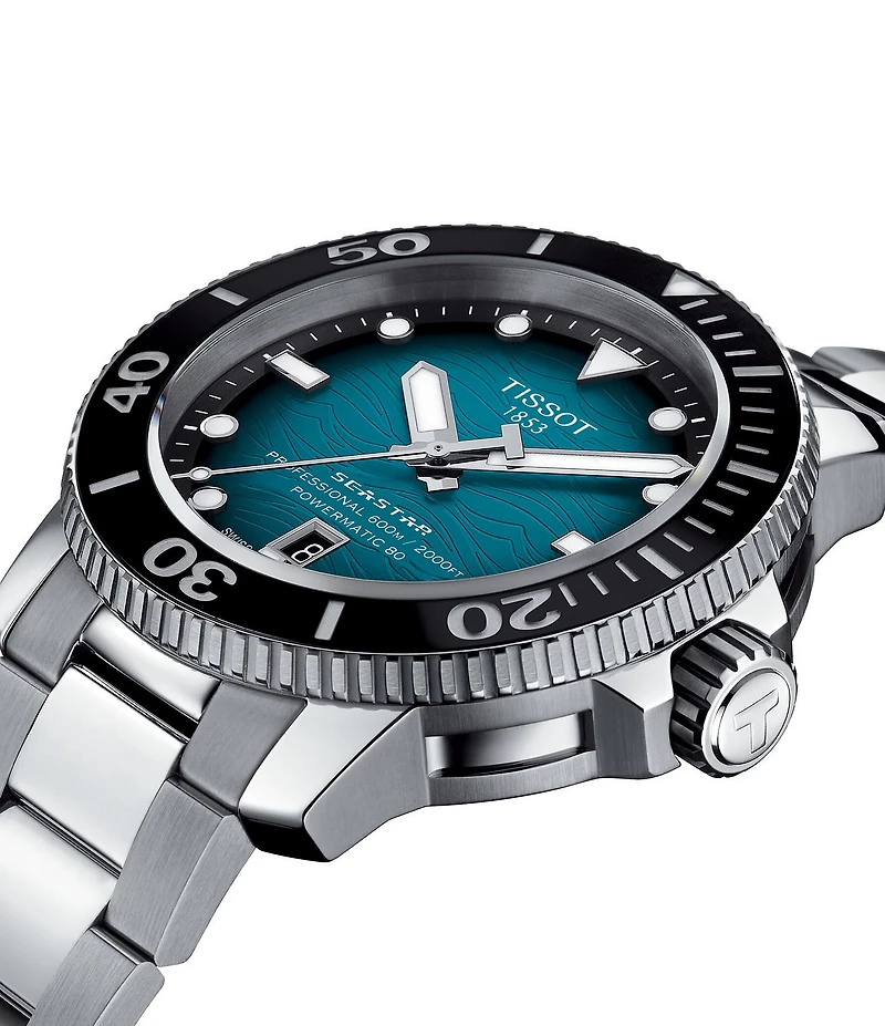 Tissot Men's Seastar 2000 Professional Powermatic Stainless Steel Bracelet Watch