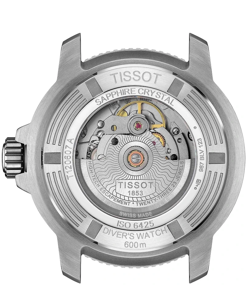 Tissot Men's Seastar 2000 Professional Powermatic Stainless Steel Bracelet Watch