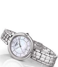 Tissot T-Lady Flamingo Mother-of-Pearl Analog Bracelet Watch