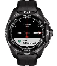 Tissot Men's T-Touch Connect Rubber Black Dial Solar Watch