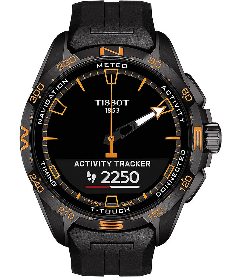 Tissot T-Touch Connect Black Dial Solar Watch