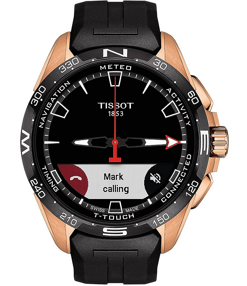 Tissot T-Touch Connect Black Dial Solar Watch