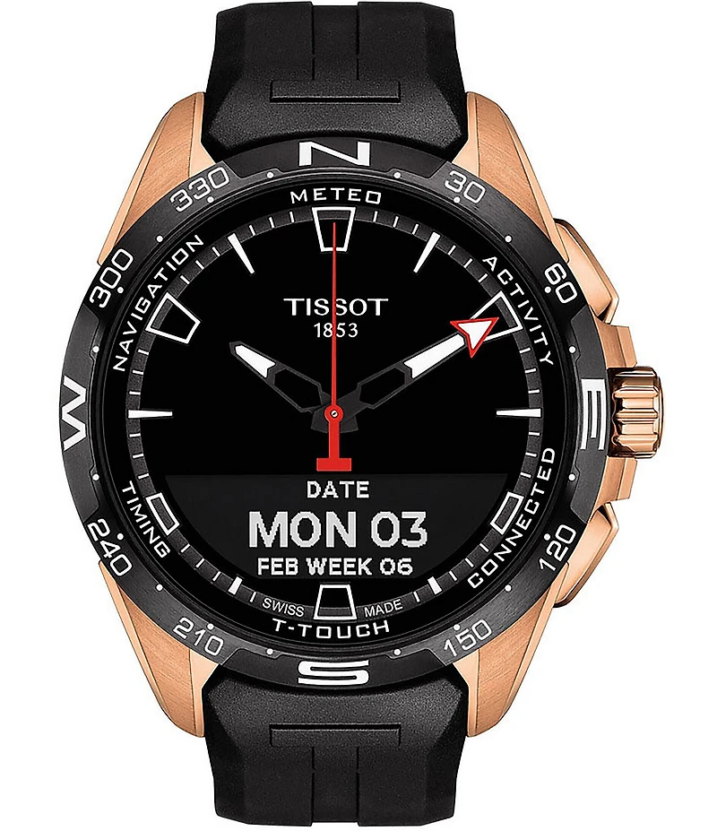 Tissot T-Touch Connect Black Dial Solar Watch