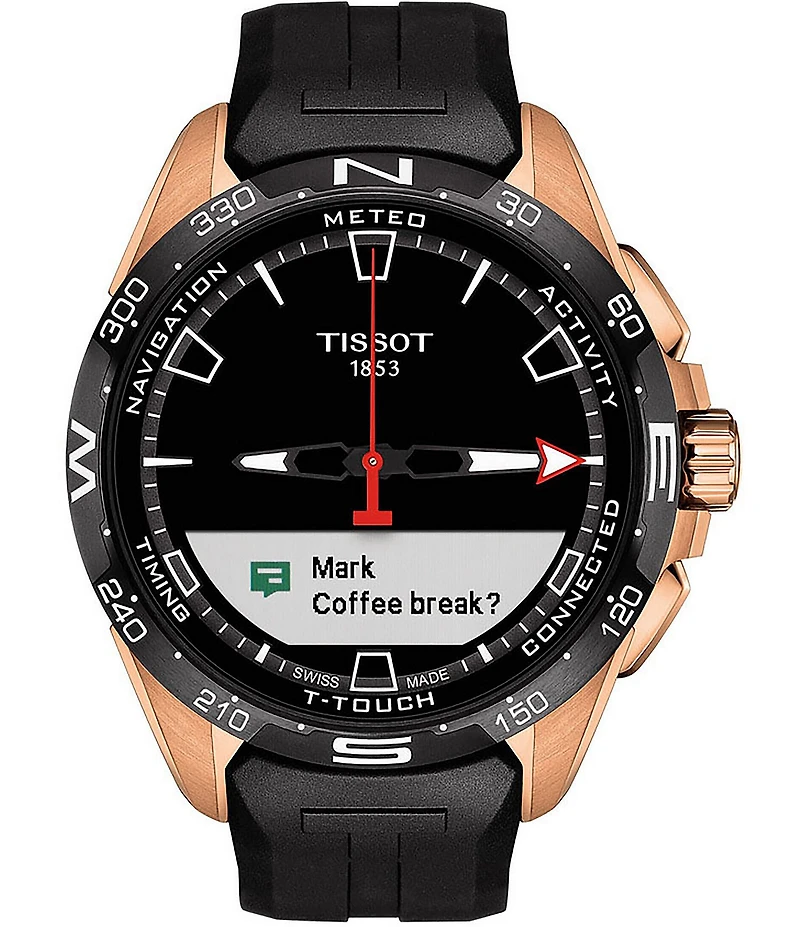 Tissot T-Touch Connect Black Dial Solar Watch