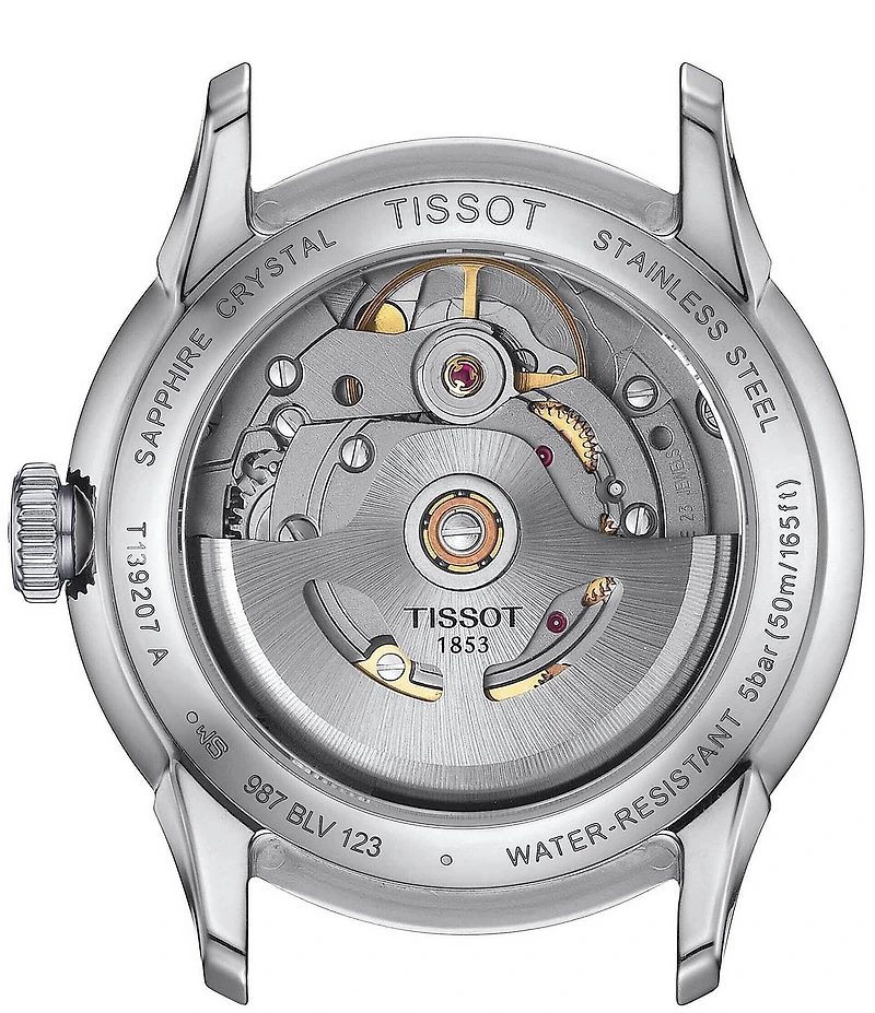 Tissot Unisex Chemin Des Tourelles Powermatic 80 Automatic Stainless Steel Bracelet Watch