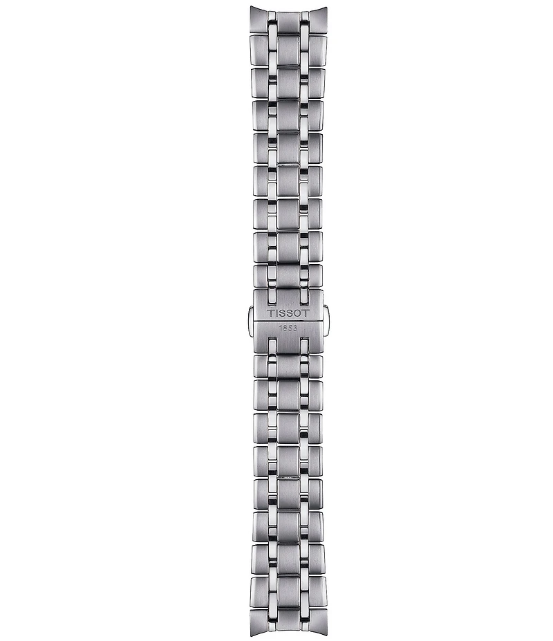 Tissot Unisex Silver Chemin Des Tourelles Powermatic 80 Automatic Stainless Steel Bracelet Watch