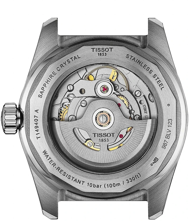 Tissot Unisex Pr516 Powermatic 80 Automatic Leather Strap Watch
