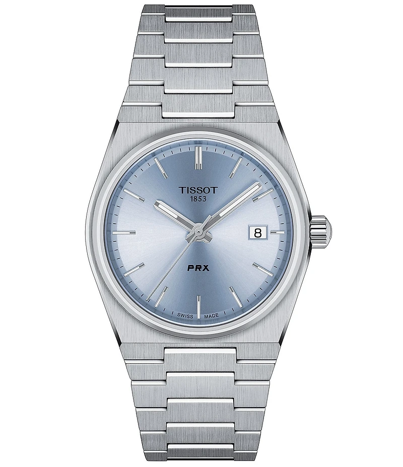 Tissot Unisex PRX Quartz Automatic Stainless Steel Bracelet Watch
