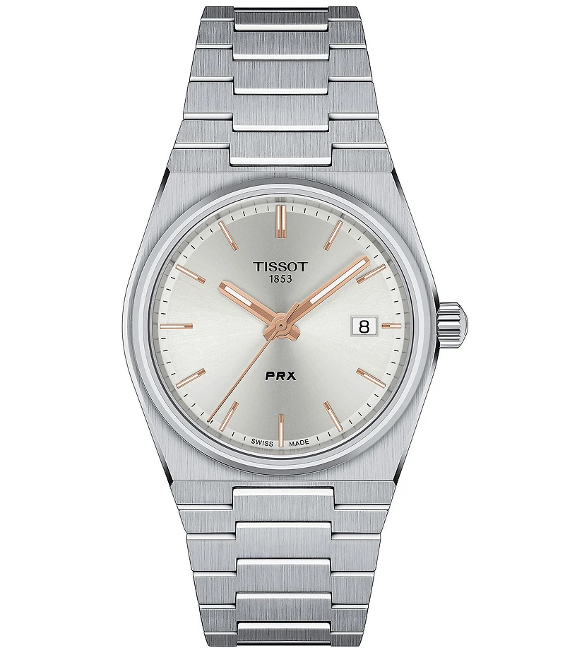Tissot Unisex PRX Quartz Automatic Stainless Steel Bracelet Watch