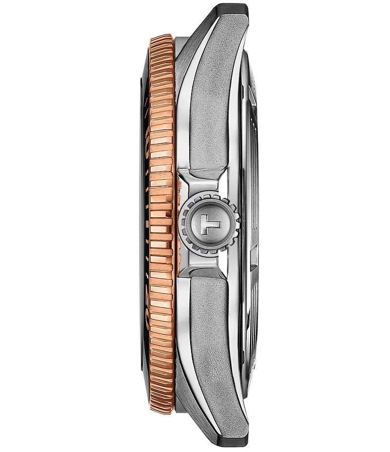 Tissot Unisex Seastar 1000 Powermatic 80 Automatic Two Tone Stainless Steel Bracelet Watch