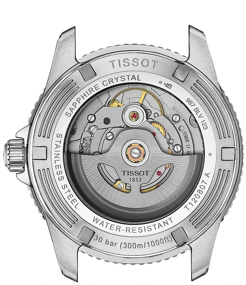 Tissot Unisex Seastar 1000 Powermatic 80 Automatic Two Tone Stainless Steel Bracelet Watch