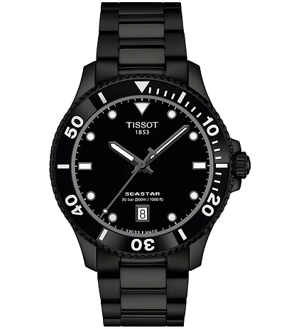 Tissot Unisex Seastar 1000 Quartz Analog Stainless Steel Bracelet Watch