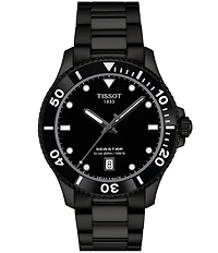 Tissot Unisex Seastar 1000 Quartz Analog Stainless Steel Bracelet Watch