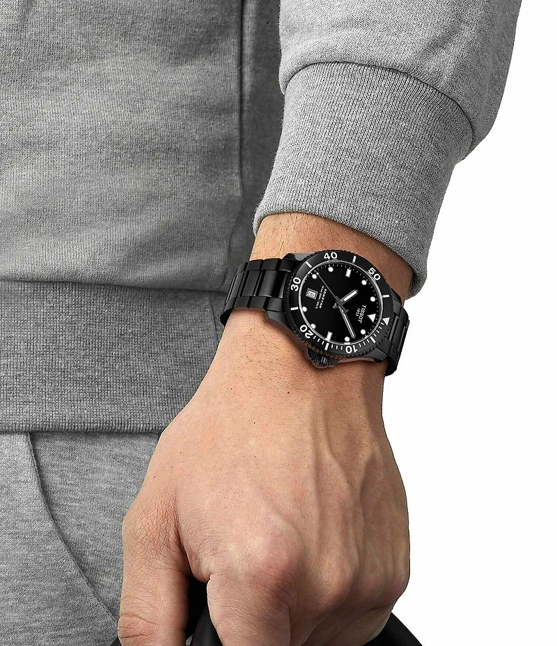 Tissot Unisex Seastar 1000 Quartz Analog Stainless Steel Bracelet Watch