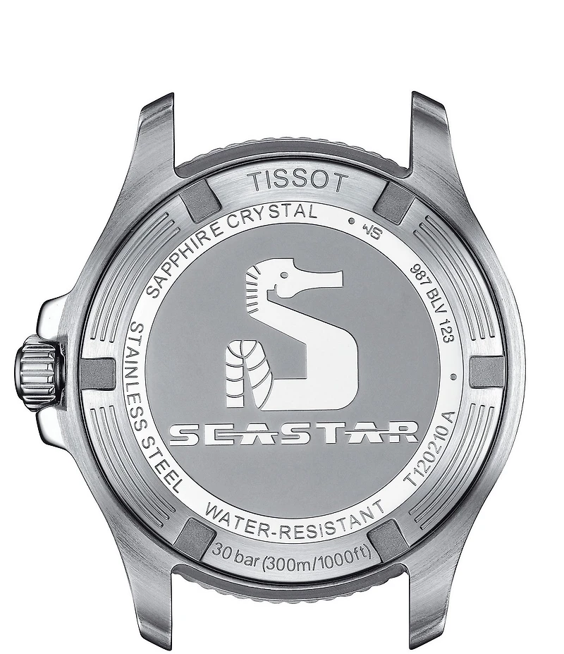 Tissot Unisex Seastar 1000 Quartz Mechanical Automatic Two-Tone Stainless Steel Bracelet Watch
