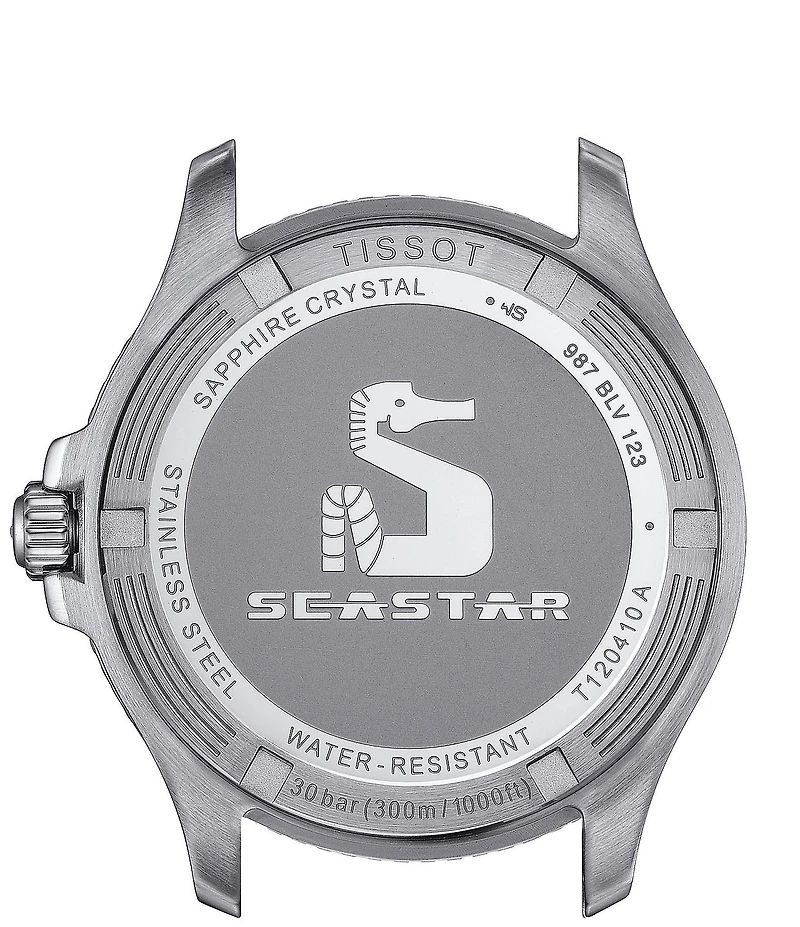 Tissot Unisex Seastar 1000 Quartz Analog Two Tone Stainless Steel Bracelet Watch