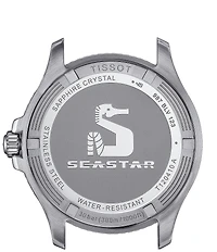 Tissot Unisex Seastar 1000 Quartz Analog Two Tone Stainless Steel Bracelet Watch