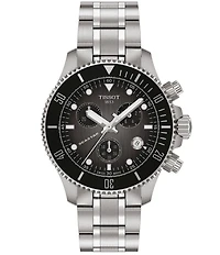 Tissot Unisex Seastar 1000 Quartz Chronograph Stainless Steel Bracelet Watch