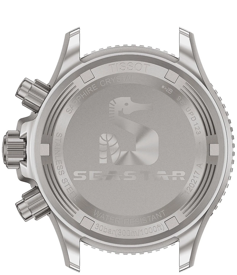 Tissot Unisex Seastar 1000 Quartz Chronograph Stainless Steel Bracelet Watch