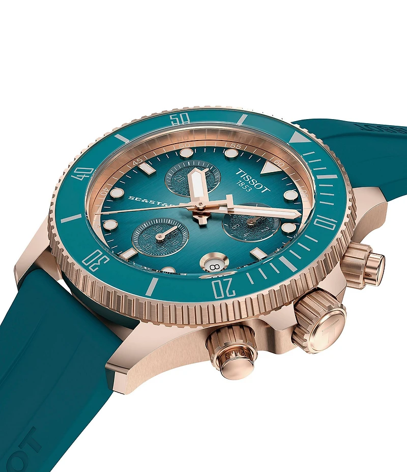 Tissot Unisex Seastar 1000 Quartz Chronograph Strap Watch