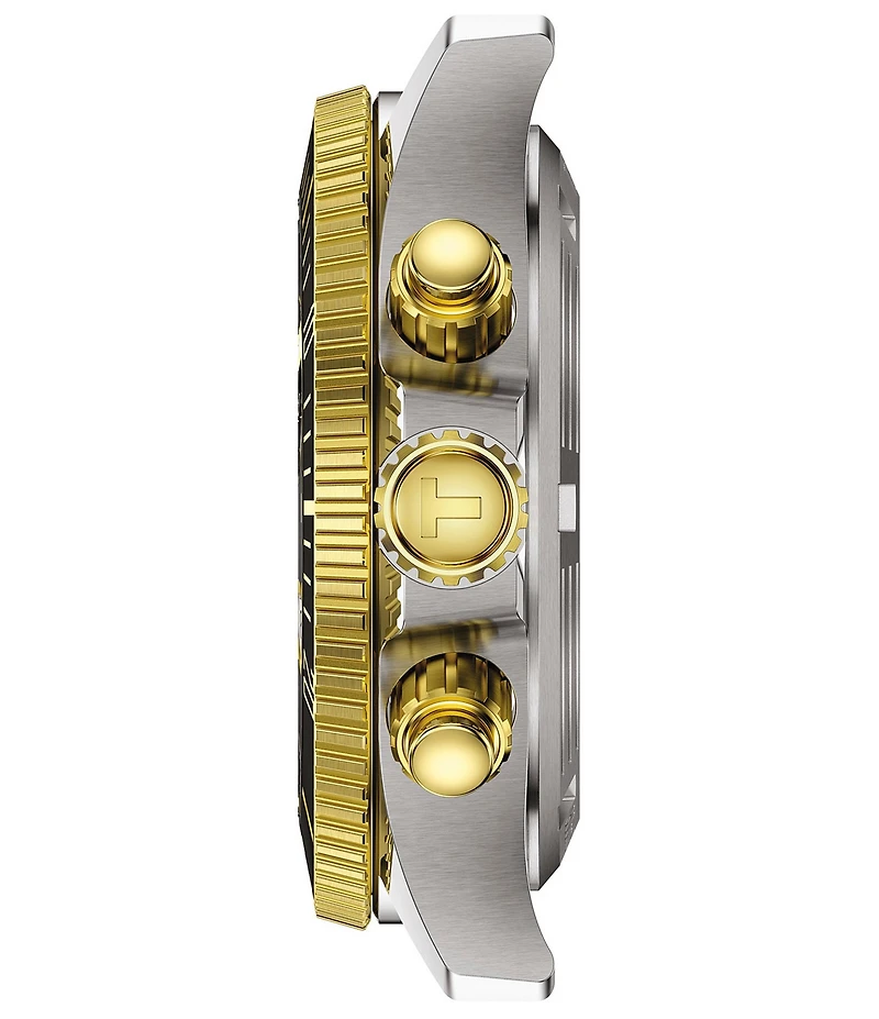 Tissot Unisex Seastar 1000 Quartz Chronograph Two Tone Stainless Steel Bracelet Watch