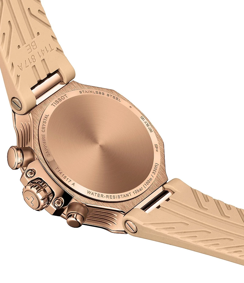 Tissot Unisex T-Race Quartz Chronograph Silicone Strap Watch