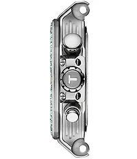 Tissot Unisex T-Race Quartz Chronograph White Silicone Strap Watch