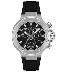 Tissot Unisex T-Race Sport Collection Quartz Chronograph Silicone Strap Watch