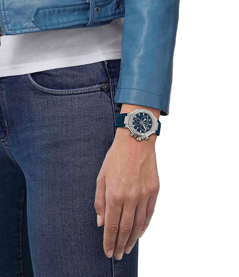 Tissot Unisex T-Race Sport Collection Quartz Chronograph Silicone Strap Watch