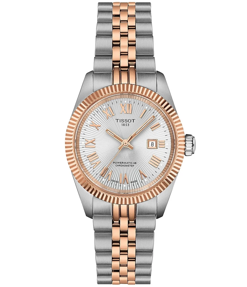 Tissot Women's Ballade Powermatic 80 Automatic Two Tone Stainless Steel Bracelet Watch