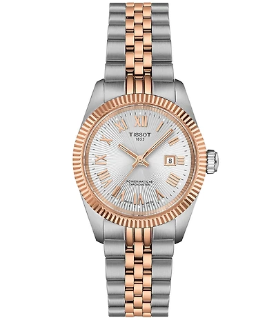 Tissot Women's Ballade Powermatic 80 Automatic Two Tone Stainless Steel Bracelet Watch