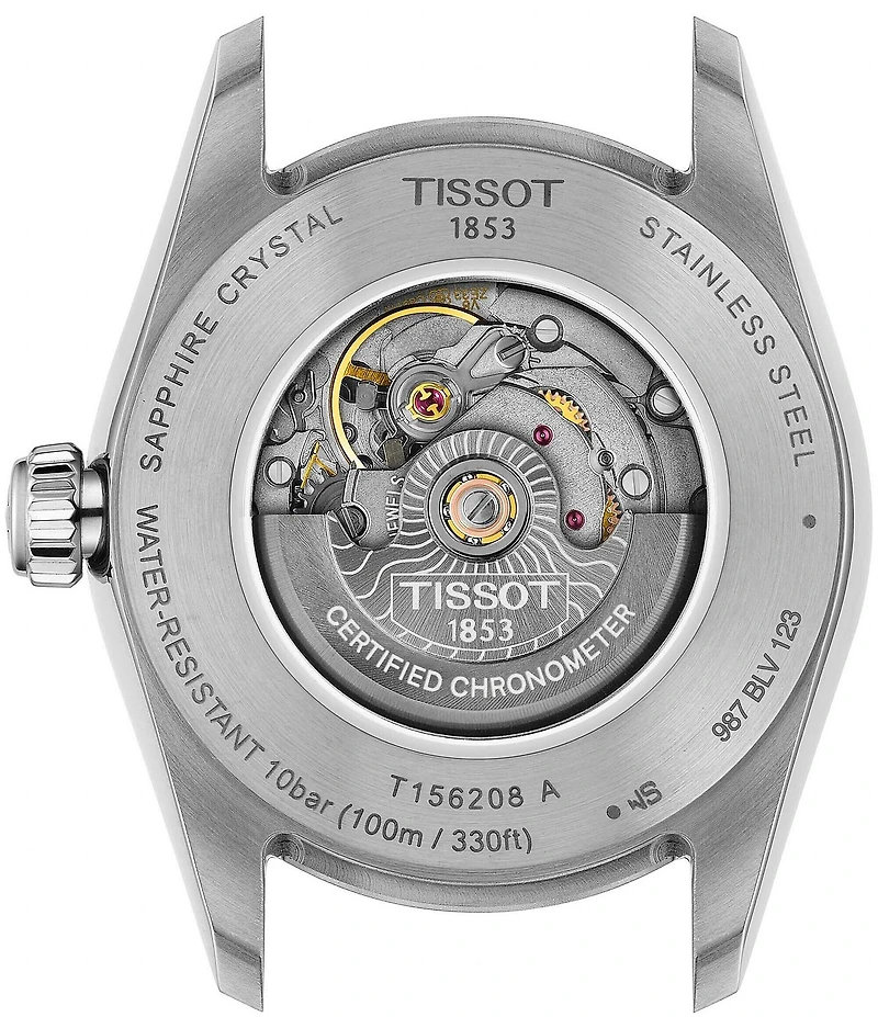 Tissot Women's Ballade Powermatic 80 Automatic Two Tone Stainless Steel Bracelet Watch