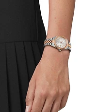 Tissot Women's Ballade Powermatic 80 Automatic Two Tone Stainless Steel Bracelet Watch