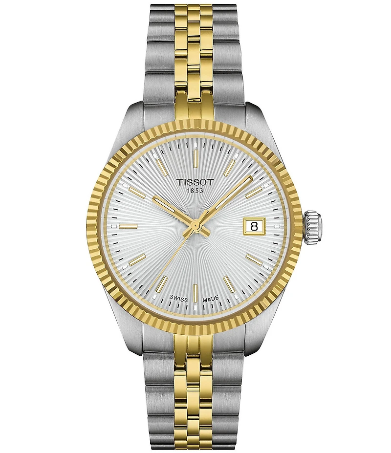 Tissot Women's Ballade Quartz Analog Two Tone Stainless Steel Bracelet Watch