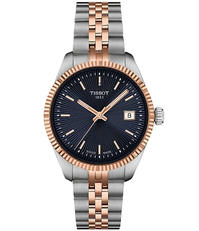 Tissot Women's Ballade Quartz Analog Two Tone Stainless Steel Bracelet Watch