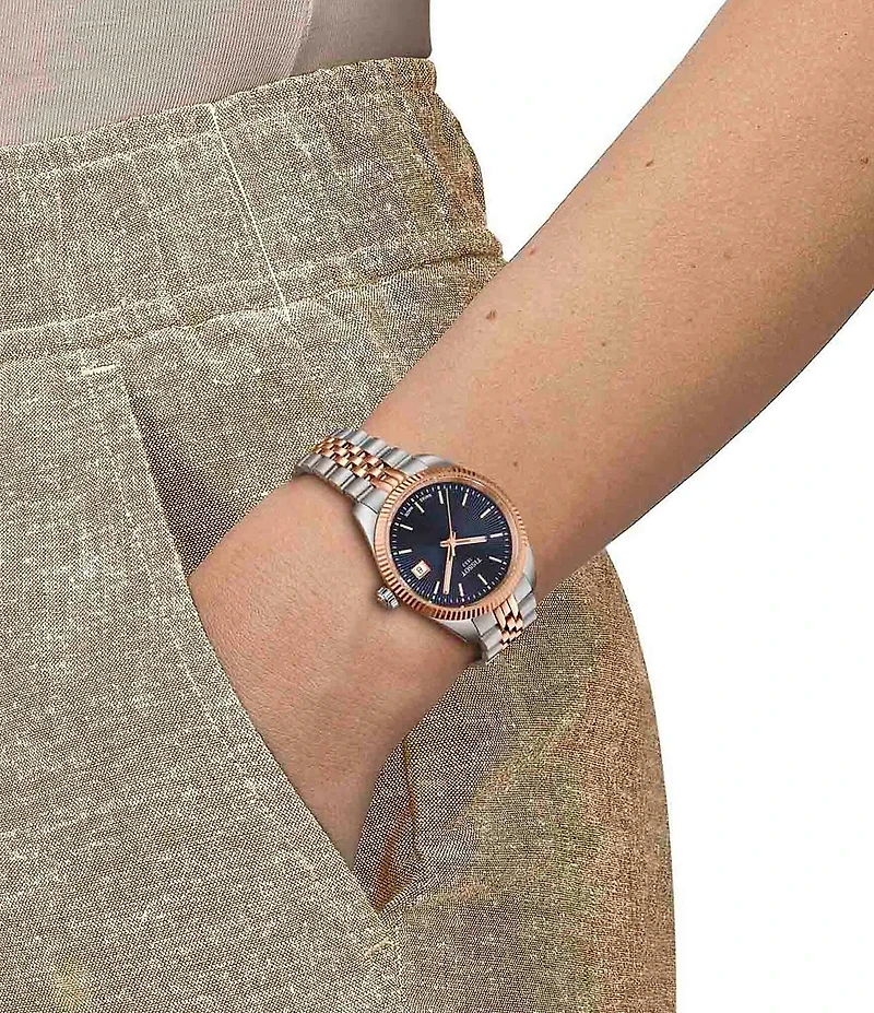 Tissot Women's Ballade Quartz Analog Two Tone Stainless Steel Bracelet Watch