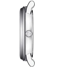 Tissot Women's Carson Premium Lady Moonphase Quartz Analog Light Blue Leather Strap Watch