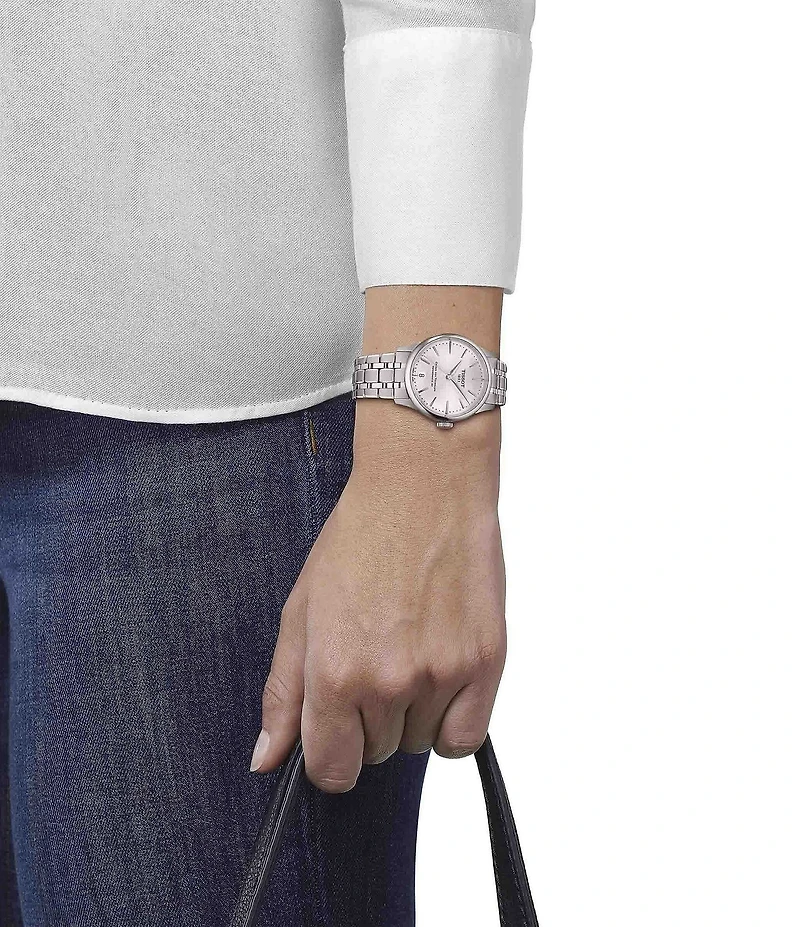 Tissot Women's Chemin Des Tourelles Powermatic 80 Automatic Stainless Steel Bracelet Watch