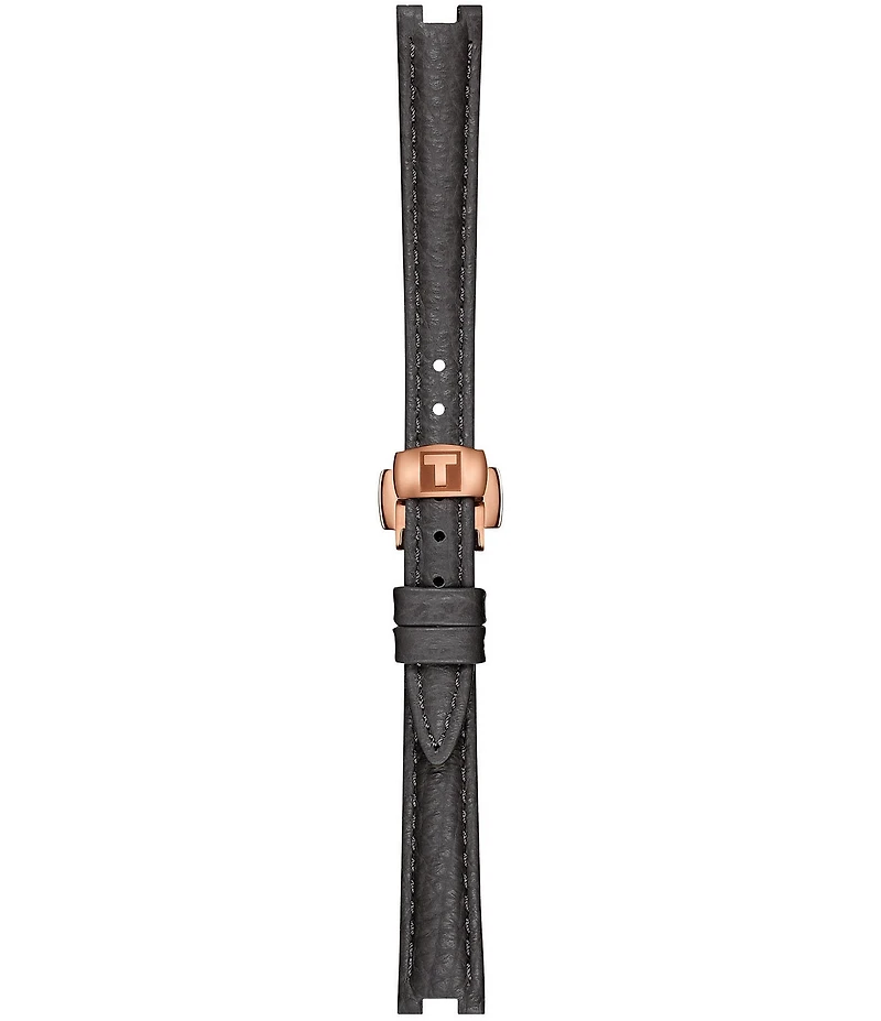 Tissot Women's Desir Automatic Grey Leather Strap Watch