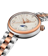 Tissot Women's Desir Moonrise Quartz Analog Two Tone Stainless Steel Bracelet Watch