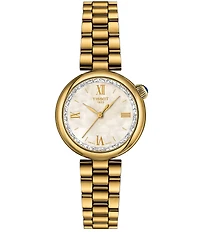 Tissot Women's Desir Quartz Analog Gold Tone Stainless Steel Bracelet Watch Stainless Steel Bracelet And Case With PVD Coating