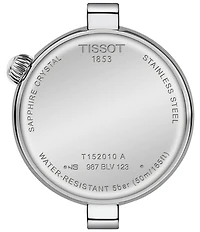Tissot Women's Desire Quartz Analog Black Leather Strap Watch