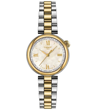 Tissot Women's Desire Quartz Analog Two Tone Stainless Steel Bracelet Watch